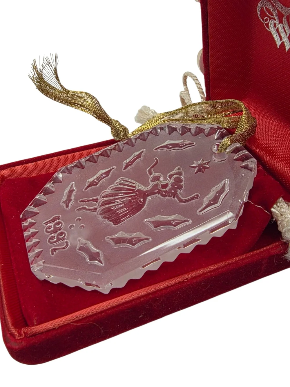 Vintage 1992 Waterford Crystal 12 Days Of Christmas Ornament 9 Ladies Dancing